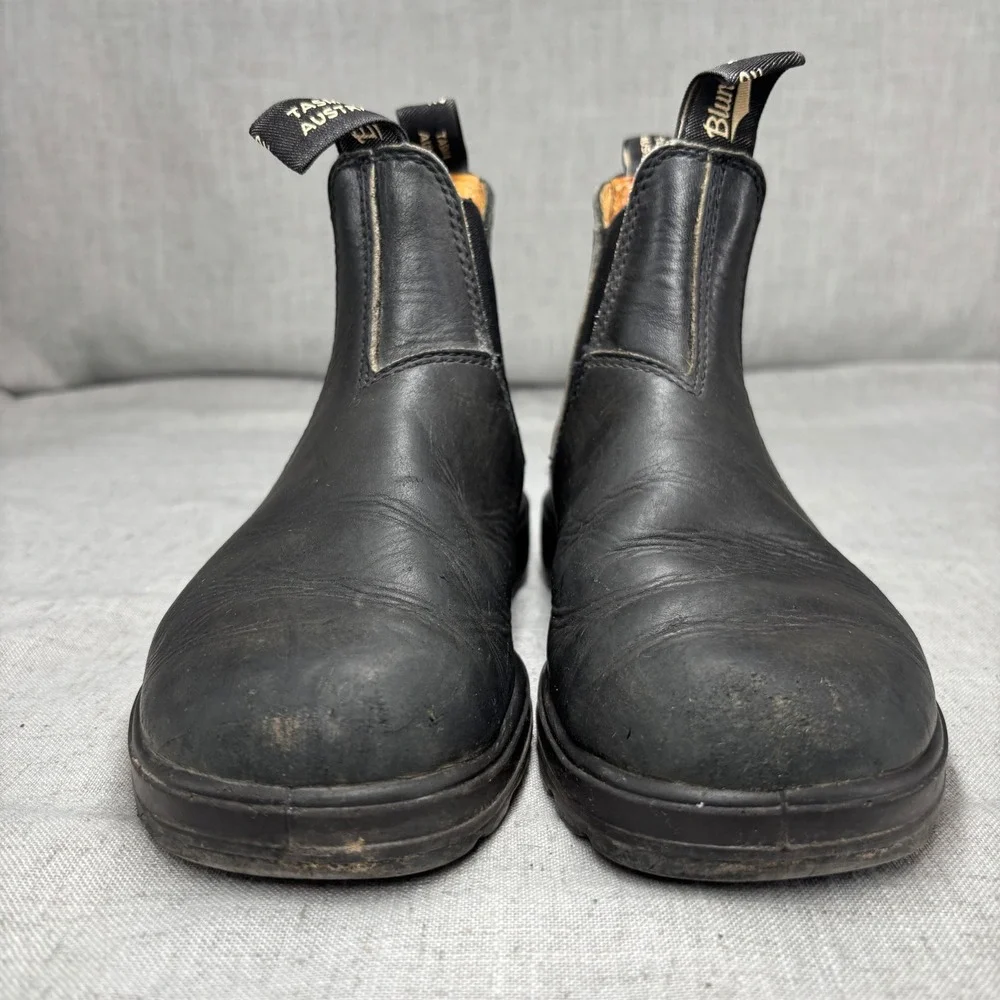 Blundstone Kids Series Black Leather Chelsea Boots Pull On Classic US Size 5